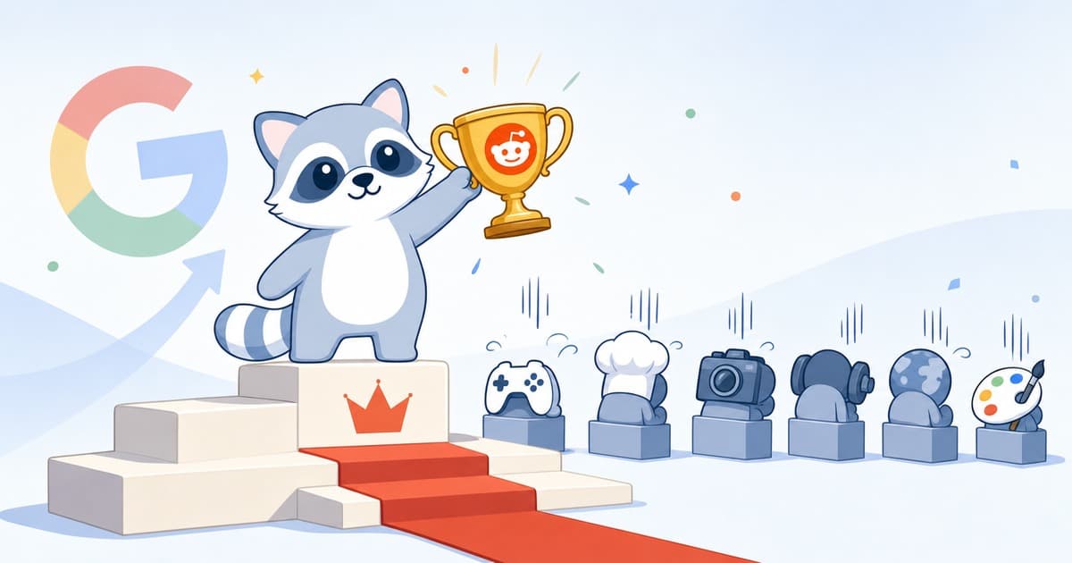 Reddit Just Won Every Niche on Google. Here's What the May 2026 Core Update Did